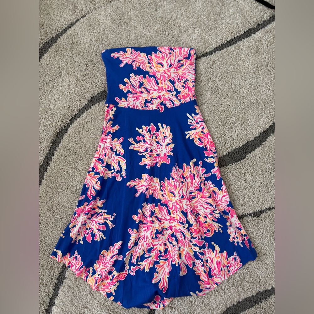 Lilly Pulitzer Loleta Tropical Strapless dress